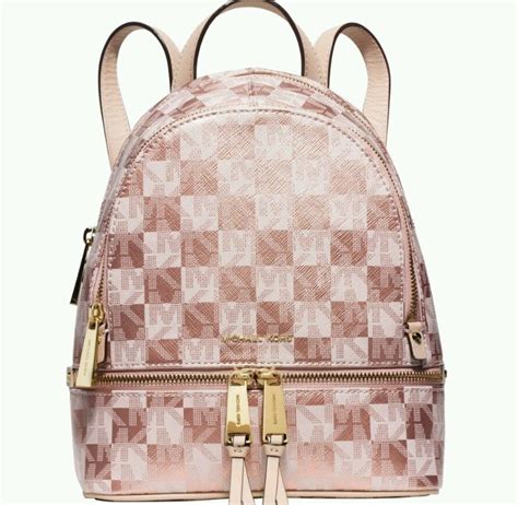 michael kors 5055 rose gold|Michael Kors rose gold backpack.